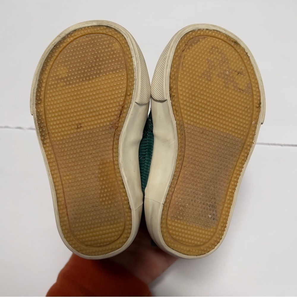 Old Navy Toddler High-top Sneakers Triple -Strap Green size 5 - Picture 4 of 6